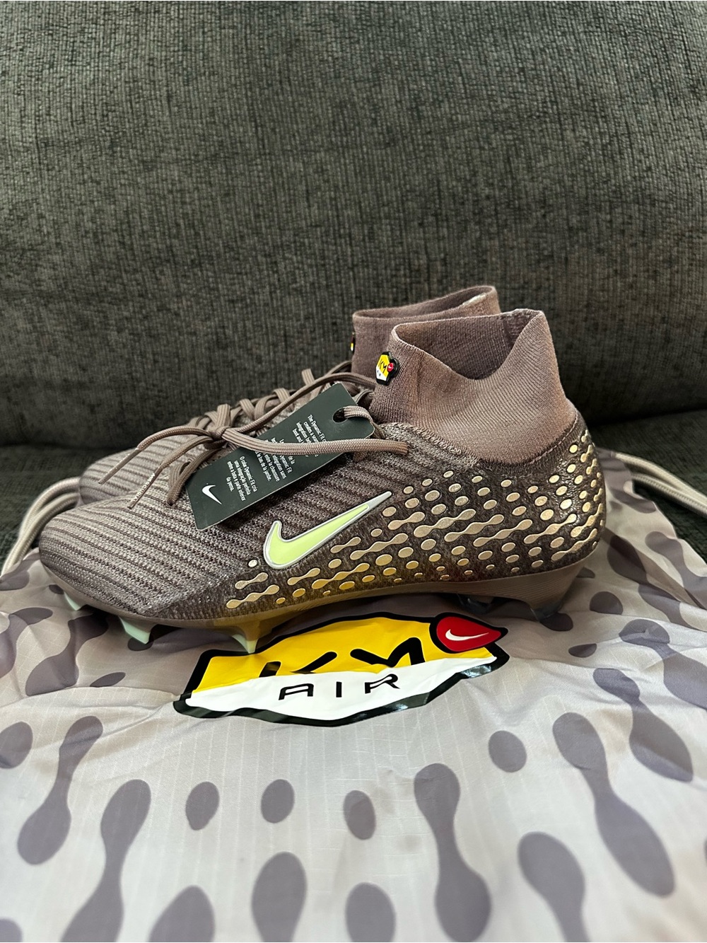 Nike Mercurial Superfly 10 Elite "Kylian Mbappé" FG Plum Eclipse/Argento sz6